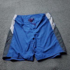 The North‎ Face Swim Board Zip Pocket Shorts Blue Mens 36 x11